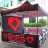 Gazebo 3m x 3m Mekanizma ve  Beyaz Logosuz Tente